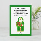 アイリッシュクリスマス シーズンカード (スタンド正面)