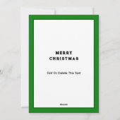 アイリッシュクリスマス シーズンカード (裏面)