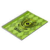 アイリッシュクレストサンパトリックスデイノートブック ノートブック (左側)