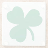 アイリッシュクローバーグラスコースター ガラスコースター (裏面)