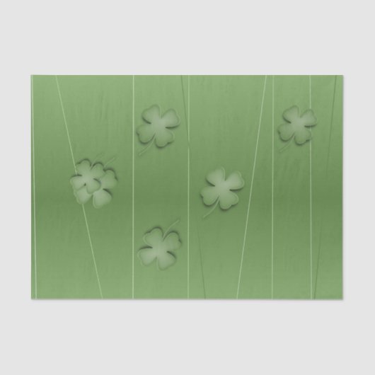 アイリッシュクローバーデザイン 薄葉紙 (正面)