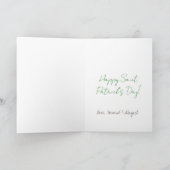 アイリッシュクローバーハッピーサンパトリックの日 シーズンカード (内部)