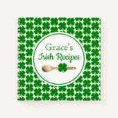 アイリッシュグお気に入りのリーンシャムロックレシピ ノートブック (正面)