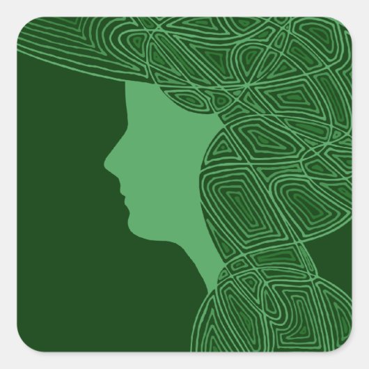 アイリッシュグラス スクエアシール (正面)