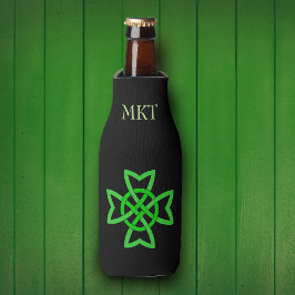アイリッシュグリーンケルト結び目模様 ボトルクーラー
