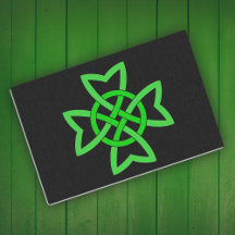 アイリッシュグリーンケルト結び目模様