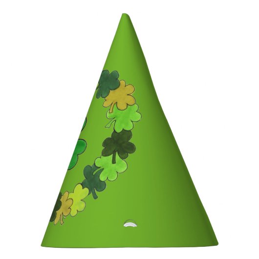 アイリッシュグリーンシャムロッククローバーセントパトリックの日 パーティーハット (右)