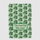 アイリッシュグリーンシャームロック2025 ゴルフタオル (正面)