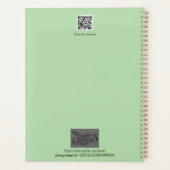 アイリッシュグリーンシャームロック2025 プランナー手帳 (裏面)