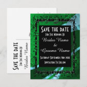 アイリッシュグリーンダマスクとブラックはデートを除く 案内ポストカード (正面/裏面)