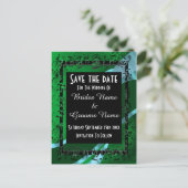 アイリッシュグリーンダマスクとブラックはデートを除く 案内ポストカード (スタンド正面)