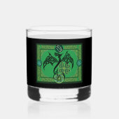 アイリッシュグリーンドラゴンケルト ウイスキーグラス (裏面)