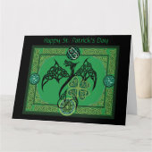 アイリッシュグリーンドラゴンケルト カード (正面)