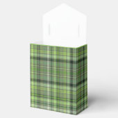 アイリッシュグリーンプレイドパターンハッピーセントパトリックの日 フェイバーボックス (オープン)