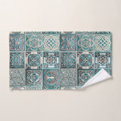 アイリッシュケルトのタイル バスタオルセット (ハンドタオル)