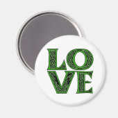 アイリッシュケルトフォントの愛 マグネット (正面/裏面)