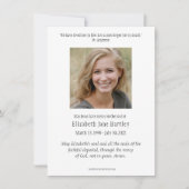 アイリッシュケルト十字レッド&ピンクローズ宗教的 サンキューカード (正面)