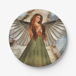 アイリッシュケルト天使クリスマスセントパトリックパーティー ペーパープレート