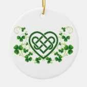 アイリッシュケルト系ラブノット セラミックオーナメント (正面)