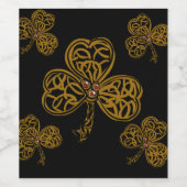 アイリッシュケルト芸術 ワインラベル (シングルラベル)