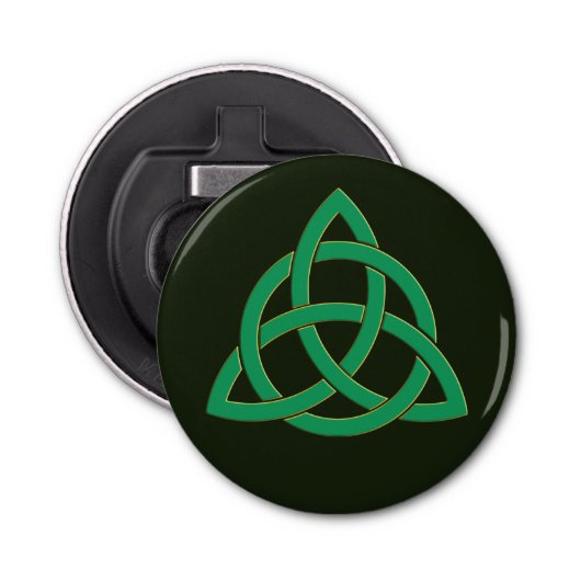 アイリッシュケルト誇りを持ったティック伝統 – 三位一体ノット 栓抜き (正面)