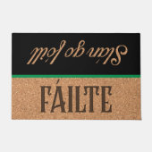 アイリッシュゲーリックウェルカムアンドバイザーブレイルテ ドアマット (正面)