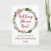 アイリッシュゲールのメリークリスマスカスタム、 シーズンカード (正面)