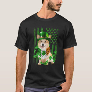 アイリッシュコーギセントパトリックおもしろいズデイレプレシャンコー Tシャツ