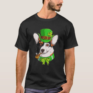 アイリッシュコーギセントパトリックおもしろいズデイレプレシャンコー Tシャツ