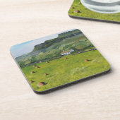 アイリッシュコースターズセットランドスケープアイルランドコテージ コースター (左側)