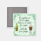 アイリッシュコーヒーを甘くする。 マグネット (正面/裏面)