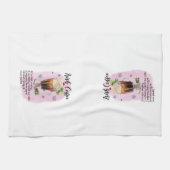 アイリッシュコーヒーカクテルレシピホリデークリスマス キッチンタオル (横)