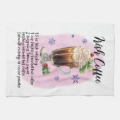 アイリッシュコーヒーレシピホリデー キッチンタオル (横)