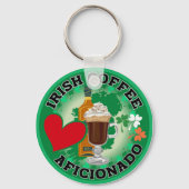 アイリッシュコーヒー愛好家。 キーホルダー (正面)