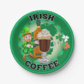 アイリッシュコーヒー – An Elixir. ペーパープレート (正面)