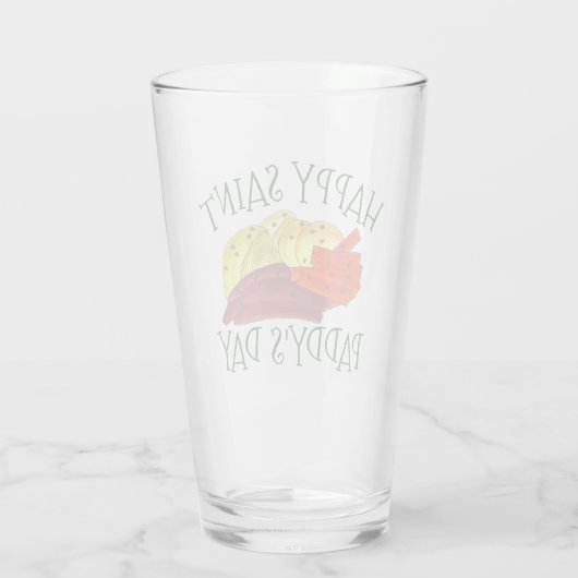 アイリッシュコーンビーフとキャベツセントパトリックの日 タンブラーグラス (裏面)