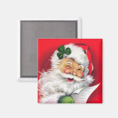 アイリッシュサンタ、アイリッシュクリスマス、アイルランド マグネット (正面/裏面)