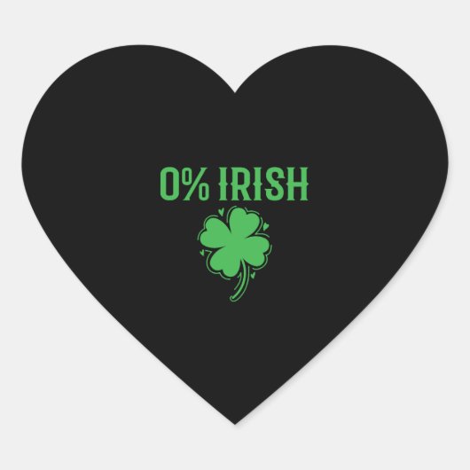 アイリッシュサンパトリックスの日 ハートシール (正面)