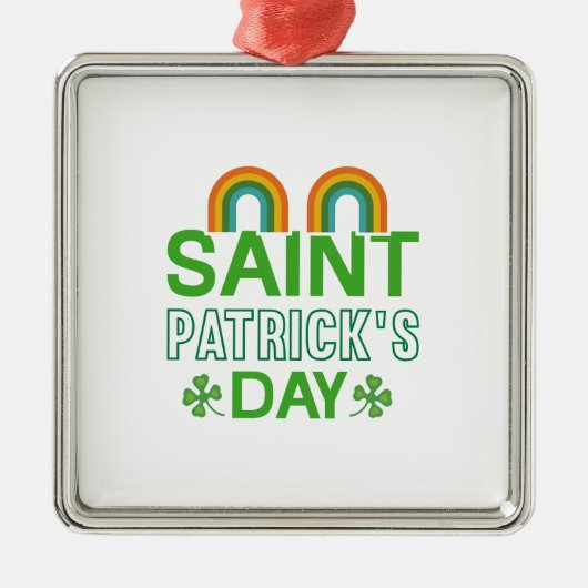 アイリッシュサンパトリックSデー メタルオーナメント (正面)