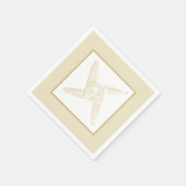 アイリッシュサンブリジッド十字架 スタンダードカクテルナプキン (角)