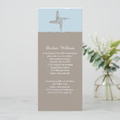 アイリッシュサンブリジッド十字架 |第一聖餐式 招待状 (スタンド正面)