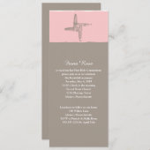 アイリッシュサンブリジッド十字架 |第一聖餐式 招待状 (正面/裏面)