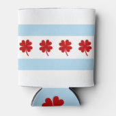 アイリッシュシカゴ国旗 缶クーラー (正面)