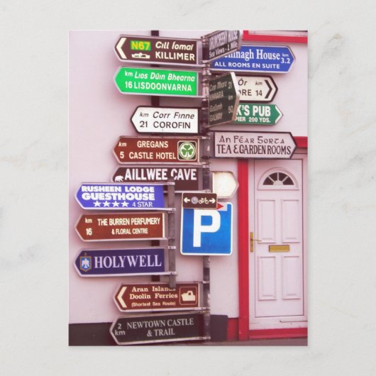 アイリッシュシグンポスト ポストカード (正面)