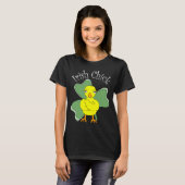 アイリッシュシック文字シャムロック Tシャツ (正面フル)