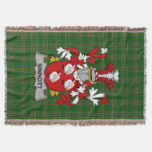 アイリッシュシノットコートオブアームズ家族クレ スローブランケット (正面)