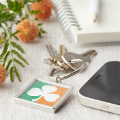 アイリッシュシャムロカスタムックプレミアムキーチェーン キーホルダー (側面)