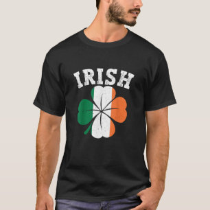 アイリッシュシャムロックアイルランド国旗セントパトリックの日ヴィンテージ Tシャツ