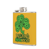 アイリッシュシャムロックカスタムフラスコ フラスク (左)