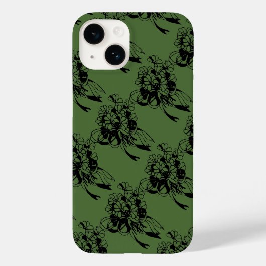 アイリッシュシャムロックグリーン Case-Mate iPhoneケース (裏面)
